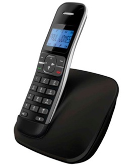 Binatone telecom представил тонкий телефон для дома и офиса dect islim single