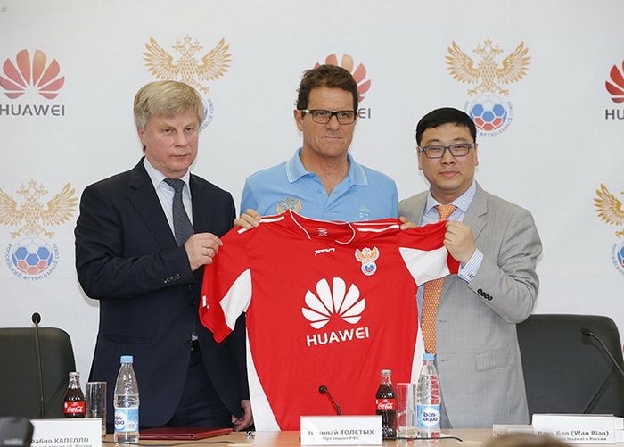 Huawei – официальный спонсор сборной россии по футболу