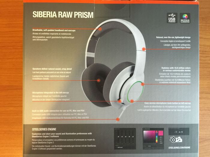 Обзор игровой гарнитуры steelseries siberia raw prism