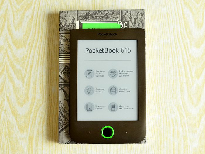 Обзор pocketbook 615: бюжетный ридер с экраном e ink pearl hd и подсветкой
