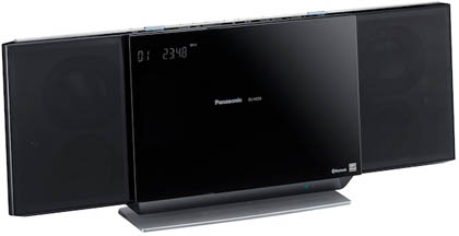 Panasonic представила стереомикросистему с возможностью настенного монтажа