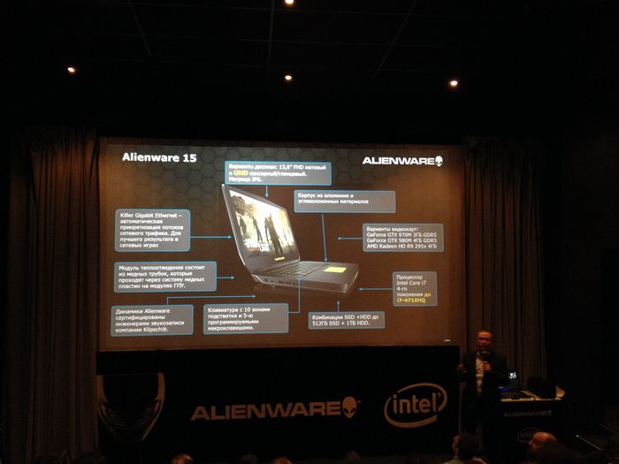 Презентация игровых ноутбуков dell alienware 2015